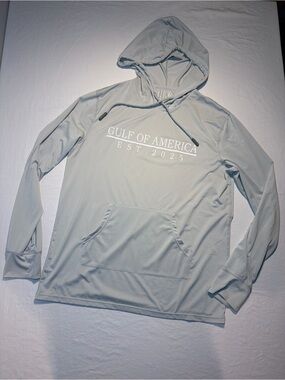 Ingear Light Gray ”Gulf of America” sun hoodie